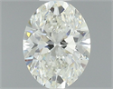 Natural Diamond 0.70 Carats, Oval with  Cut, I Color, VS1 Clarity and Certified by GIA