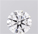 Lab Grown Diamond 1.04 Carats, Round with Ideal Cut, D Color, VVS1 Clarity and Certified by IGI
