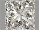 Natural Diamond 1.01 Carats, Princess with  Cut, J Color, SI1 Clarity and Certified by GIA