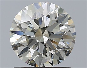 Picture of Natural Diamond 0.92 Carats, Round with Excellent Cut, L Color, VVS1 Clarity and Certified by GIA