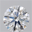 Diamante Natural 3.50 quilates, Redondo , Color G, claridad SI2 y certificado GIA