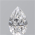 Natural Diamond 0.70 Carats, Pear with  Cut, D Color, VS2 Clarity and Certified by GIA