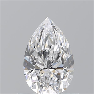 Picture of Natural Diamond 0.70 Carats, Pear with  Cut, D Color, VS2 Clarity and Certified by GIA