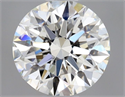 Natural Diamond 0.50 Carats, Round with Excellent Cut, H Color, VS1 Clarity and Certified by GIA