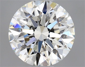 Picture of Natural Diamond 0.50 Carats, Round with Excellent Cut, H Color, VS1 Clarity and Certified by GIA