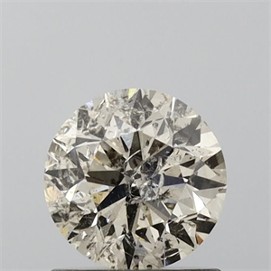 Picture of Natural Diamond 1.00 Carats, Round with Excellent Cut, L Color, I1 Clarity and Certified by IGI