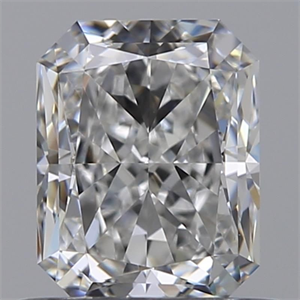 Picture of Natural Diamond 0.70 Carats, Radiant with  Cut, F Color, VVS1 Clarity and Certified by GIA