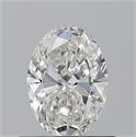 Diamante Natural 0.70 quilates, Ovalado , Color H, claridad SI2 y certificado GIA
