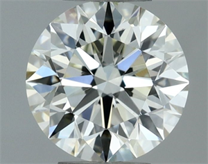 Picture of Natural Diamond 0.50 Carats, Round with Excellent Cut, L Color, VS2 Clarity and Certified by GIA