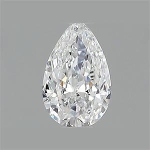 Picture of Natural Diamond 0.51 Carats, Pear with  Cut, E Color, VVS1 Clarity and Certified by GIA