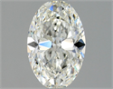 Natural Diamond 1.02 Carats, Oval with  Cut, H Color, VVS1 Clarity and Certified by GIA