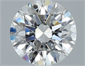 Natural Diamond 1.50 Carats, Round with Excellent Cut, D Color, VS2 Clarity and Certified by GIA