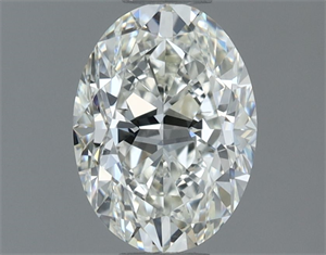 Picture of Natural Diamond 0.90 Carats, Oval with  Cut, G Color, VVS1 Clarity and Certified by IGI