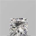 Diamante Natural 0.51 quilates, Princesa , Color H, claridad VS2 y certificado GIA