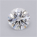 Del inventario de diamantes de laboratorio, 1.03 quilates, Redondo , Color D, claridad VVS2 y certificado IGI