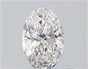Natural Diamond 0.41 Carats, Oval with  Cut, D Color, IF Clarity and Certified by GIA
