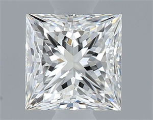 Foto Diamante Natural 0.50 quilates, Princesa , Color F, claridad VS1 y certificado GIA de