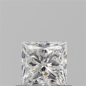 Foto Diamante Natural 0.56 quilates, Princesa , Color E, claridad VS1 y certificado GIA de