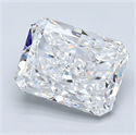 Diamante Natural 2.02 quilates, Radiante , Color F, claridad VS1 y certificado GIA