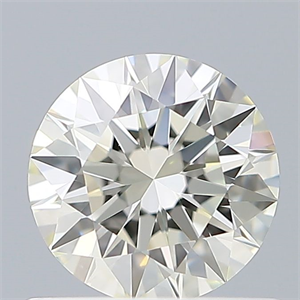 Picture of Natural Diamond 0.57 Carats, Round with Excellent Cut, I Color, VVS1 Clarity and Certified by IGI