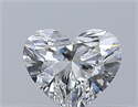Natural Diamond 0.31 Carats, Heart with  Cut, G Color, VVS2 Clarity and Certified by GIA