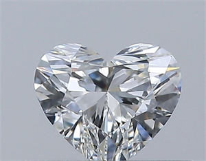Picture of Natural Diamond 0.31 Carats, Heart with  Cut, G Color, VVS2 Clarity and Certified by GIA