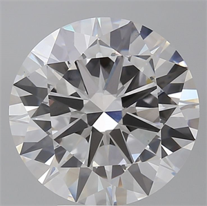 Picture of Lab Grown Diamond 6.10 Carats, Round with Excellent Cut, E Color, VS1 Clarity and Certified by IGI