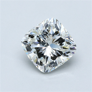 Picture of Natural Diamond 4.05 Carats, Cushion with  Cut, J Color, SI2 Clarity and Certified by GIA