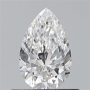 Picture of Natural Diamond 0.50 Carats, Pear with  Cut, E Color, VVS1 Clarity and Certified by GIA