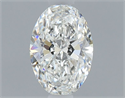 Diamante Natural 0.41 quilates, Ovalado , Color H, claridad VVS1 y certificado GIA