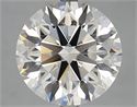 Del inventario de diamantes de laboratorio, 5.01 quilates, Redondo , Color H, claridad VVS2 y certificado IGI