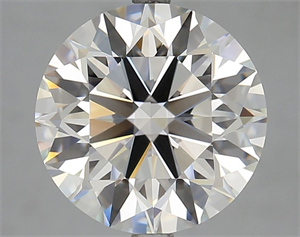Picture of Lab Grown Diamond 5.01 Carats, Round with Excellent Cut, H Color, VVS2 Clarity and Certified by IGI
