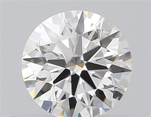 Picture of Natural Diamond 0.40 Carats, Round with Excellent Cut, G Color, IF Clarity and Certified by GIA