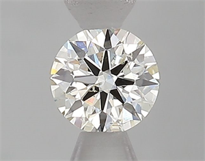 Picture of Natural Diamond 0.44 Carats, Round with Excellent Cut, G Color, SI2 Clarity and Certified by IGI