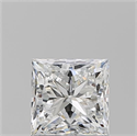 Natural Diamond 1.20 Carats, Princess with  Cut, F Color, VS1 Clarity and Certified by GIA