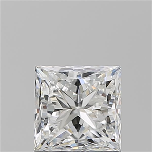 Picture of Natural Diamond 1.20 Carats, Princess with  Cut, F Color, VS1 Clarity and Certified by GIA
