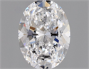 Natural Diamond 0.70 Carats, Oval with  Cut, D Color, VS1 Clarity and Certified by GIA