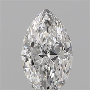 Picture of Natural Diamond 0.14 Carats, Marquise with  Cut, E Color, VS2 Clarity and Certified by IGI