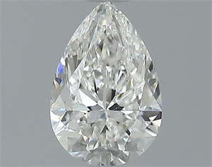Foto Diamante Natural 0.70 quilates, De pera , Color G, claridad SI1 y certificado GIA de