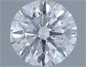 Natural Diamond 0.90 Carats, Round with Excellent Cut, F Color, SI2 Clarity and Certified by IGI