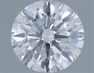 Picture of Natural Diamond 0.90 Carats, Round with Excellent Cut, F Color, SI2 Clarity and Certified by IGI