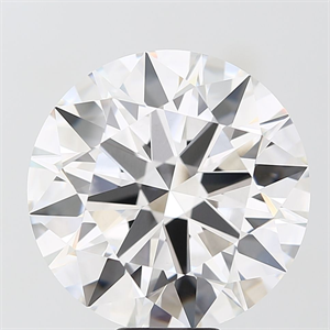 Picture of Lab Grown Diamond 11.72 Carats, Round with Ideal Cut, E Color, VVS2 Clarity and Certified by IGI