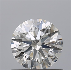 Picture of Natural Diamond 0.72 Carats, Round with Excellent Cut, F Color, VVS1 Clarity and Certified by IGI