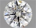 Diamante Natural 1.50 quilates, Redondo , Color J, claridad SI2 y certificado HRD