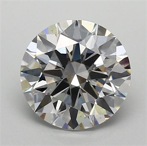 Picture of Lab Grown Diamond 1.60 Carats, Round with Ideal Cut, H Color, VS1 Clarity and Certified by IGI
