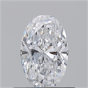 Diamante Natural 0.55 quilates, Ovalado , Color D, claridad IF y certificado GIA