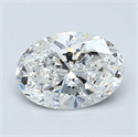 Natural Diamond 1.20 Carats, Oval with  Cut, G Color, VS1 Clarity and Certified by GIA