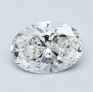 Picture of Natural Diamond 1.20 Carats, Oval with  Cut, G Color, VS1 Clarity and Certified by GIA