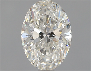 Picture of Natural Diamond 0.71 Carats, Oval with  Cut, H Color, SI1 Clarity and Certified by GIA