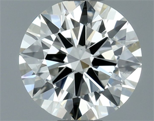 Picture of Natural Diamond 0.50 Carats, Round with Excellent Cut, G Color, VS2 Clarity and Certified by IGI